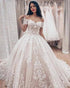 Off The Shoulder Lace Wedding Dresses Tulle Skirts Elegant Bridal Wedding Gowns 8109151